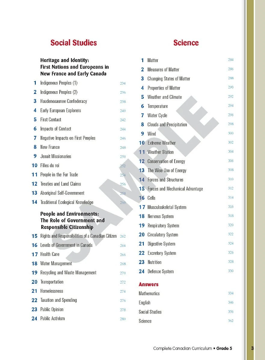 Complete Canadian Curriculum - Image 14